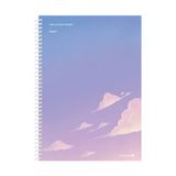 Morning Glory 1000 Çizgili Defter 25,2X17,8 cm Bulut 10230-87179 - Çok Renkli