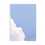 Morning Glory 1000 Çizgili Defter 25,2X17,8 cm Uçak 10230-87179 - Çok Renkli