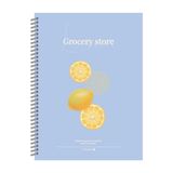 Morning Glory 1500 Çizgisiz Defter 25,4X18,4 cm Limon 14000-88975 - Çok Renkli
