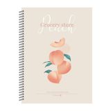 Morning Glory 1500 Çizgisiz Defter 25,4X18,4 cm Şeftali 14000-88975 - Çok Renkli