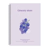 Morning Glory 1500 Çizgisiz Defter 25,4X18,4 cm Üzüm 14000-88975 - Çok Renkli