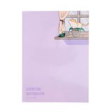 Morning Glory 1500 Çizgisiz Not Defteri 25,5x18,5 cm Mor 14040-87815