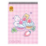 Morning Glory 2000 Çizgisiz Defter 25,5X18,5 cm Çilek 14501-89692 - Çok Renkli