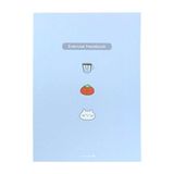 Morning Glory 2500 Çizgisiz Not Defteri 25,4x18,4 cm Mavi 14040-88976