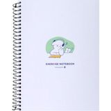 Morning Glory 2500 Çizgisiz Not Defteri 25,8X19 cm Müzik Dinliyor 14000-89871 - Çok Renkli