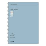 Morning Glory 3000 Theme Çizgili Defter 25,8X19 cm Mavi 11210-87576