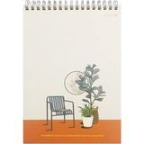 Morning Glory 3500 Çizgili Not Defteri 22,2X15 cm Saksı 11131-88157 - Çok Renkli