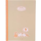 Morning Glory 4000 Çizgili Defter 26X19 cm Turuncu 11111-89271