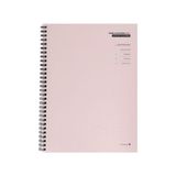 Morning Glory 4000 Theme Çizgili Defter 26X19 cm Pembe 11210-87331