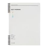 Morning Glory 4500 Çizgili Defter 26X19 cm Gri 11210-89096