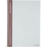 Morning Glory 5000 Trendy Çizgili Defter 25,6X18,4 cm Gri 10250-84484