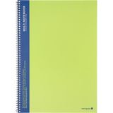 Morning Glory 5000 Trendy Çizgili Defter 25,6X18,4 cm Nane 10250-84484 - Çok Renkli