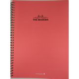 Morning Glory Kareli Defter - Açık Kırmızı