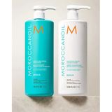 Moroccanoil Repair Şampoo 1000Ml & Repair Moisture Repair Saç Kremi 1000Ml