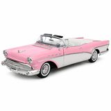 MORORMAX 1:18 1957 Buick Roadmaster Model Araba, Koleksiyonluk Diecast Klasik Amerikan Araç Modeli, Detaylı Metal Oyuncak ve Sergileme Arabası MM-73152