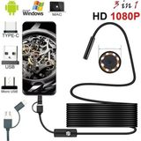 Morotonom Endoskop 3 İn 1 Yılan Kamera Usb Micro Usb Type-c 20 Metre Sert Kablo