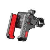 Morotonom Gidon Bağlantılı 360° Derece Ayarlanabilir 3.5”-7.2” Uyumlu Motosiklet Bisiklet Telefon Tutucu