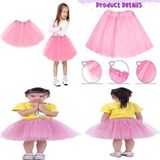 Morotonom Pembe Renk Tütü Etek Bale Eteği Gösteri Eteği Çocuk Bebek Boy