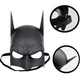 Morotonom Siyah Renk Çocuk Boy Arkadan Lastikli Batman Maskesi A Kalite 20x14 Cm