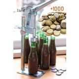 Morpanya Şişe Kapatma Aleti Soda Gazoz Kapağı Kapama Makinası 1000 Adet Kapak