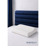 MORPHELLO Ortopedik Boyun Destekli Visco Yastık 60x40 cm – Orta Sert, Yıkanabilir Kılıflı Ergonomik Yastık