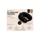 MORPHELLO Silikon Boncuk Elyaf Dolgulu Seyahat Boyun Yastığı – Hafif, Nefes Alabilir ve Taşınabilir Travel Pillow