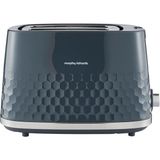 Morphy Richards - Hive Gri 2 Bölme/2 Dilim Ekmek Kızartma Makinesi