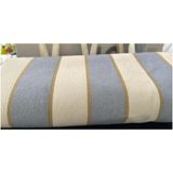 Morpi Home Kalın Kumaş Balkon Perdesi (En x Boy) Kornişli- Bağcıklı Balkon Brandası Güneşlik Gri/krem - Gri - Krem - 480 x 220 cm