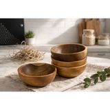 Morponi 4'lü Akasya Terra Bowl Kase 14 cm - 0 - 19 L