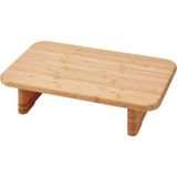 Morponi Ayaklı Bambu Doğrama Kesim Tahtası & Sunum Standı Büyük Boy 36CMX24CM