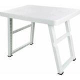 Morponi Beyaz Katlanabilir Büyük Boy Piknik Masası 70 x 47 x 56 cm İç Dış Mekan Kullanımına Uygun