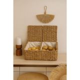 Morponi Hasır 2 Bölmeli Çok Amaçlı Sepet- Patates&soğan Sepeti 39 cm x 22 cm (Svr)