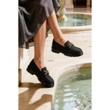 morpotin KADIN TOKALI CASUAL LOAFER AYAKKABI DELİKLİ ORTOPEDİK KALIN TABAN ŞIK MODEL
