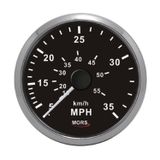 Mors 35mph Siyah Sürat Göstergesi