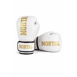MORTAL SPORT Boks Eldiveni,Kıck Boks Eldiveni,Muay Thai Eldiveni Beyaz-Gold 4 OZ - 6 OZ - 8 OZ - 10 OZ - 12 OZ