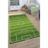 Mortapi Futbol Sahası Desenli Yıkanabilir Kaymaz Taban Çocuk Oyun Halısı
