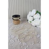 Mortex Altın Hilton Çizgili Şifon Kurdele 2.5 cm 20 mt-Bohça, Nikah, Nişan, Çeyiz, Hediye, Süsleme, Parti