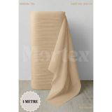 Mortex Bej Vizon Kristal Tül Boy 1 MT En Sabit 3 MT Nişan, Kına, Düğün, Bohça, Kapı, Doğum, Parti Süslemesi