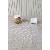 Mortex Beyaz Organze Tül Kurdele 1 cm 22 mt - Bohça, Nikah, Nişan, Çeyiz, Hediye, Süsleme, Parti