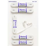 Mortex Beyaz Saten Kurdele 1cm 10mt - Bohça, Nikah, Nişan, Çeyiz, Hediye, Süsleme İçin Kurdele