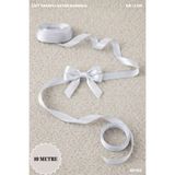 Mortex Beyaz Saten Kurdele 2 cm 10mt - Bohça, Nikah, Nişan, Çeyiz, Hediye, Süsleme, Doğum Günü, Parti