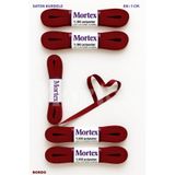 Mortex Bordo Saten Kurdele 1cm 10mt - Bohça, Nikah, Nişan, Çeyiz, Hediye, Süsleme İçin Kurdele
