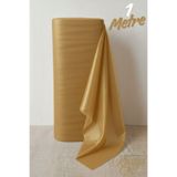 Mortex Gold Altın Kristal Tül Boy 1 MT En Sabit 3 MT Nişan, Kına, Düğün, Bohça, Kapı, Doğum Parti Süslemesi