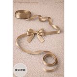 Mortex Kapuçino Saten Kurdele 2 cm 10mt - Bohça, Nikah, Nişan, Çeyiz, Hediye, Süsleme, Doğum Günü, Parti