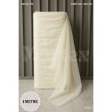 Mortex Krem Hayal Tül Boy 1 MT En Sabit 3 MT Nişan, Kına, Düğün, Bohça, Kapı Doğum Parti Süsleme Tül Kumaş