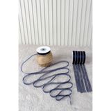 Mortex Lacivert Organze Tül Kurdele 1 cm 22 mt - Bohça, Nikah, Nişan, Çeyiz, Hediye, Süsleme, Parti
