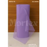 Mortex Lila Kristal Tül 100x300 cm | Nişan, Kına, Düğün, Bohça, Kapı ve Parti Süslemesi