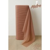 Mortex Pudra Kristal Tül Boy 1 MT En Sabit 3 MT Nişan, Kına, Düğün, Bohça, Kapı, Doğum, Parti Süslemesi