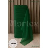 Mortex Zümrüt Yeşili Hayal Tül Boy 1 MT En Sabit 3 MT Nişan, Kına, Düğün Bohça Kapı Doğum Parti Süsleme Tül