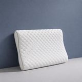 MORVELLA Kolajen Güzellik Yastığı, Medikal Çift Taraflı Ortopedik Visco Yastık 51X41X13-11CM 1350GR - 51 x 41 x 13 cm - Ekru